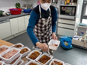 4월 밑반찬자원봉사 실시(다로기봉사회)