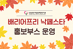 배리어프리 낙페스타 홍보부스 운영